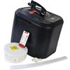 FashionCha Generatore di Vapore per Sauna Pentola Da 4L Apparecchio Elettrico Macchina per Spa con Vapore Regolabile E Telecomando Adatto per Relax Quotidiano E, Nero
