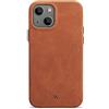 WIIUKA Custodia per iPhone 13 Mini, in pelle tedesca, ultra sottile, di alta qualità, colore marrone vintage