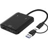 baolongking Adattatore da USB 3.0 a HD e VGA, convertitore 4 in 1 da tipo C a VGA HD, Thunderbolt 3/4, 1080p, Full HD, multi-display per monitor di computer, laptop, lettori DVD, TV, proiettori, Mac, MacBook Pro