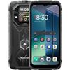 Blackview BV8200 Smartphone Incassable, Lampe Torche 170 Lumens, Double Écran, Helio G100 36GB+256GB, 6,5'' 120Hz 2.4K FHD+, Caméra AI 50MP, IP68 IP69K Android 14 Téléphone Étanche, GPS NFC Vert