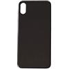 Smartex® Vetro copribatteria per scocca Posteriore Big Hole Compatibile con iPhone X | Senza Logo (Grigio siderale)