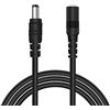 YSJJZRL Cavo di prolunga DC DC 5.5mm x 2.1mm Cavo di alimentazione maschio-femmina per telecamera di sicurezza CCTV Striscia LED ecc (3M)