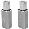 Namvo 2 adattatori per stampante USB-C, da presa USB-C a USB B, possono essere utilizzati per supportare la sincronizzazione dei dati, compatibile con MIDI, stampanti ed e-ianos