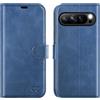 OCASE Portafoglio Cover per Google Pixel 9 Pro XL (6,7 Pollici) Blu Chiara | Custodia a Ribalta, Portafoglio in Pelle PU, Blocco RFID, 4 Slot per Carte, Supporto Integrato, Protezione Antishock