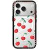 CASETiFY Custodia per iPhone Pro - Compatta compatibile con MagSafe | Sottile ed elegante, leggero, 1,2 m, 2 protezioni anticaduta di grado militare, ciliegie, nero