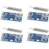 Senzooe 4Pcs HC-12 SI4463 Modulo porta seriale SI4463