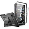 SUPCASE Cover per iPad Pro 13 Pollici M4 2024 con Portapenne, [con Protezione Schermo e Supporto] Cover Robusta per tutto il corpo per iPad Pro 13 Pollici M4 2024 (Nero)