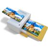 KODAK PD460 - Stampante fotografica 10 x 15 cm, Bluetooth e Docking, colore: Bianco e Giallo