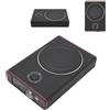 Suvnlsy Subwoofer attivo per auto, 600 W, robusto in legno e acciaio inox, frequenza 40 Hz - 200 Hz, 90 dB SNR, per sistema audio autoradio