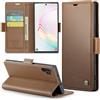 Phernykas Custodia a Libro Portafoglio per Samsung Galaxy Note 10 Plus | 3 Slot - Per Pendolarismo, Flip Cover Doppia Fibbia Laterale, Pelle PU Anti-Macchia, Supporto, Lavoro, Telefono Libretto