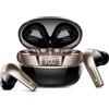 AOSRAU Cuffie Bluetooth, senza fili, Bluetooth 5.4, qualità del suono HiFi con microfono ENC, 47 ore di autonomia, impermeabili IP7, auricolari con indicatore LED per iOS/Android, oro nero