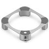 QWORK® Supporto in Alluminio con pulsante di accensione meccanico, Compatibile con Mac mini M4 / M4 Pro