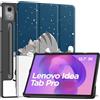 zZjoOoj Custodia Cover Compatibile con per Lenovo Idea Tab Pro (2024 12.7''),Con Funzione di Supporto,Super Sottile Leggero Copertura with Auto Wake/Sleep (Night)