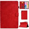 CASAFUNY Custodia Cover per Samsung Galaxy Tab S6 Lite 10.4 Pollici 2022/2020 SM-P613/P619/P610/P615 Custodia Protettiva Magnetica Cover Ultra Sottile per Samsung Galaxy Tab S6 Lite 2022/2020, Rosso