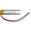 RmtcBal Batteria ai polimeri di litio 601040 3,7 V 200 mAh ricaricabile con connettore JST 1.25 - per auricolari Bluetooth e altri dispositivi elettronici, 1 pezzo