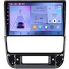 DAEFAG Autoradio 2 Din Carplay Stereo per Peugeot 406 1995-2005 Android 15 9 Inches Schermo per Auto Touch Screen Steering Wheel Controls Per, 4Core 2G+32G