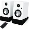 hPlay BS32W altoparlante attivo, altoparlante PC da 60W RMS con Bluetooth 5.3, USB-C Plug & Play con scheda audio, uscita subwoofer, telecomando e design compatto per giocatori e amanti della musica