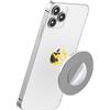 eleror Supporto magnetico da parete per MagSafe, supporto autoadesivo ultra sottile per iPhone 17/16/15/14/13/12 & Android con anello in metallo, supporto magnetico da parete per cucina, bagno, auto