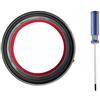 Beegie Compatibile con Dyson V7 V8 V11 V10 V15. Coperchio inferiore dell'aspirapolvere Anello di tenuta superiore fisso del contenitore della polvere Accessori di raccolta polvere di ricambio (Color : V10)