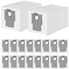 Spofan 18 Sacchetti Polvere per Roborock QV 35A/35S/Q Revo/Qrevo S/Pro/Edge | Saros 20/10/10R, Qrevo EdgeT/Curv/2 Flow/S5A/Master/Slim/S5V/S8 MaxV Ultra Robot Aspirapolvere Accessori Sacchetto di Polvere