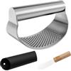Nilican, spremiaglio da cucina, in acciaio inox, professionale, ergonomico, per risparmiare lavoro