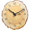 SiSinkal Orologio da parete silenzioso in MDF con lancette luminose, 30,5 | Movimento silenzioso per zero ticchettio, ideale per camere da letto, asili nido e uffici silenziosi