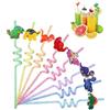 Fokroin Modello Di Dinosauro Cannucce Plastica, 8 Pezzi, Colorato Cannuccia Riutilizzabile, Cannucce Riutilizzabili Bambini, per Feste di Compleanno e Riunioni Famiglia