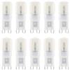 HUAMu 10 lampadine a capsula G9 LED, 3W sostituisce lampadine alogene da 30W, non dimmerabili, 250lm, 6000 K, luce bianca freddo, angolo di diffusione 360°, copertura PC, 3W