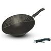 Gastrolux - Biotan Wok INDUZIONE 36cm manico removibile 17936A