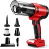 Roadtime Aspirapolvere a Mano a Batteria per Milwaukee 18V (senza Batteria) | 100W, 10000 Pa, Aspirapolvere Portatile Brushless, 5 Ugelli per Auto, Casa e Ufficio