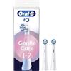 Oral-B Serie iO Gentle Care, testine di ricambio originali rotonde, setole angolate per una rimozione più profonda della placca, testina più morbida per gengive sensibili, progettate per spazzolini