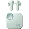 CMF by Nothing Buds 2 Auricolari Wireless con ANC Ibrido da 48 dB, Autonomia di 55 Ore, Driver PMI da 11mm, 6 Microfoni HD e Audio Spaziale, resistente ad acqua IP55 - Verde Chiaro