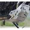 Senza marchio PIASTRA BASH ALLUMINIO (PARAURTI) ARGENTO ADATTA PER HONDA NX-500