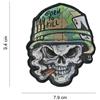 V-STORM PATCH 3D IN PVC CON VELCRO SKULL VIETNAM ACE