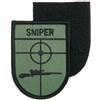 V-STORM PATCH SNIPER IN TELA CON VELCRO VERDE