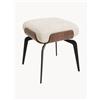 Kare Design Sgabello imbottito con struttura in legno di faggio Marc - Bianco