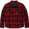 Vintage Industries Square+ camicia-giacca in flanella, rosso a quadri,