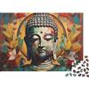 6N2X9A4S Statua Buddha Puzzle 1000 Pezzi Carta per Adulti Scena Floreale Meditazione Gioco di Puzzle 1000 Pezzi Rilassante Famiglia Decorazione Regalo 38x26cm/1000pcs
