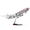 QIYUMOKE Modello Aereo MD-11 Scala 1:130 In Resina Con Supporto | resina, supporto espositivo; modello da collezione per esposizione, appassionati di aviazione e idea regalo.