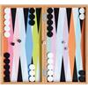 Remember Backgammon, scatola in legno di faggio e cubi in plastica, multicolore