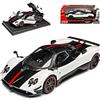 Motormax Pagani Zonda 5 Cinque Coupe Bianco Carbonio 1/18 Modello Auto