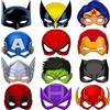 JOJOZEER Maschere di super eroe 12 pezzi cosplay dress up maschera supereroe decorazione di compleanno Halloween Party decorazioni