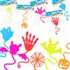 SULOLI 30 Pezzi Appiccicose Halloween,Colorati Mani Appiccicose per Bambini