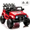Garvee Auto Fuoristrada Elettrica per Bambini 12V, Telecomando, Rosso