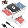 Vzyndir Mischia Carte Automatico 1-2 Mazzi Mescolatore Carte da Gioco Elettrico con modalità Automatica e Manuale Automatico Card Shuffler per Poker UNO Blackjack Scopa 40 Skip-Bo e Phase 10