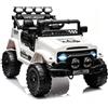 Garvee Auto Fuoristrada Elettrica per Bambini 12V, Telecomando, Bianco