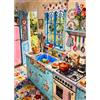 MOJIGE Puzzle da 500 pezzi per adulti Puzzle da 500 pezzi per adulti 500 gioco impegnativo per tutto per donne, regali per uomini, giochi educativi: cucina accogliente