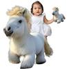 Generic Giocattolo di peluche a forma di cavallo che cammina, giocattolo di peluche con suoni, animale domestico elettrico, giocattolo per lo sviluppo