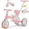 VITONIS Bicicletta senza pedali da 1 anno, triciclo 5 in 1 con barra di spinta per bambini, bicicletta senza pedali per bambini piccoli, regalo per bambini e bambine