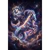 ASDFGHJKLZA Zodiaco Capricorno Puzzle 1000 Pezzi, Regalo per Amanti dei Puzzle | Puzzle 1000 pezzi, formato 70x50cm, dai 14 anni, tema Zodiaco Capricorno per gioco di pazienza e regalo